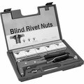Bsc Preferred Rivet Nut Assortment Metric Sizes 203 Pieces Aluminum 92387A810
